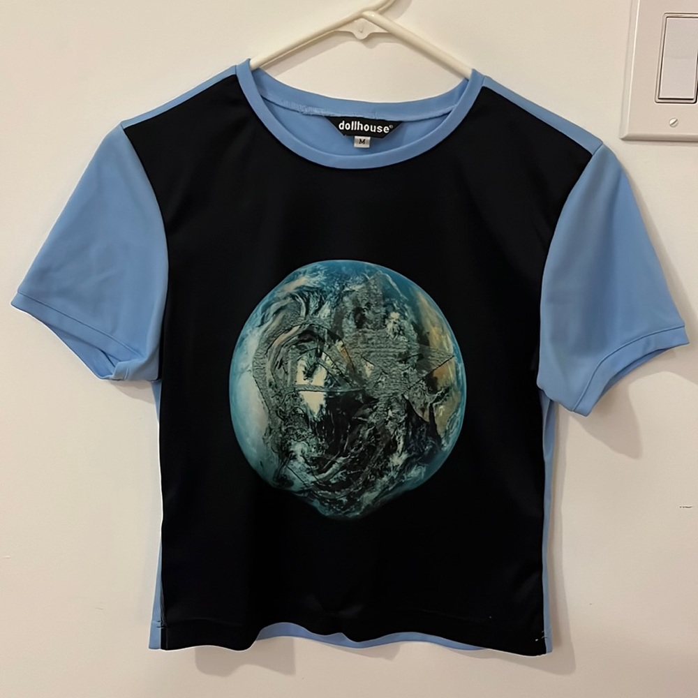 Vintage DollHouse Raver Planet Earth Shirt